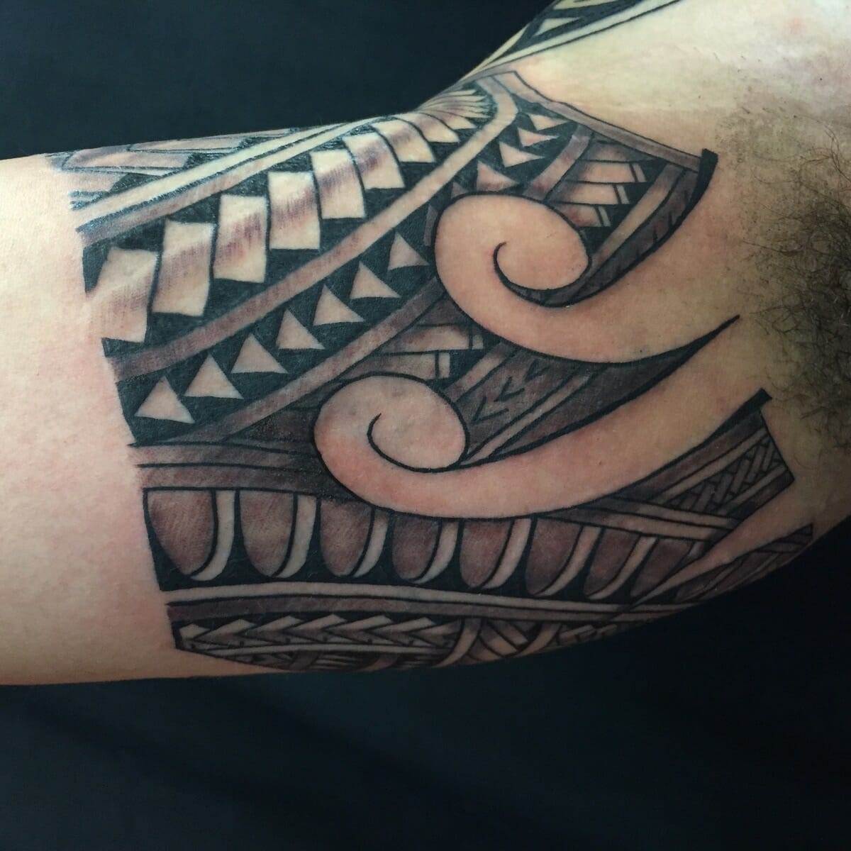 polynesian wave tattoos