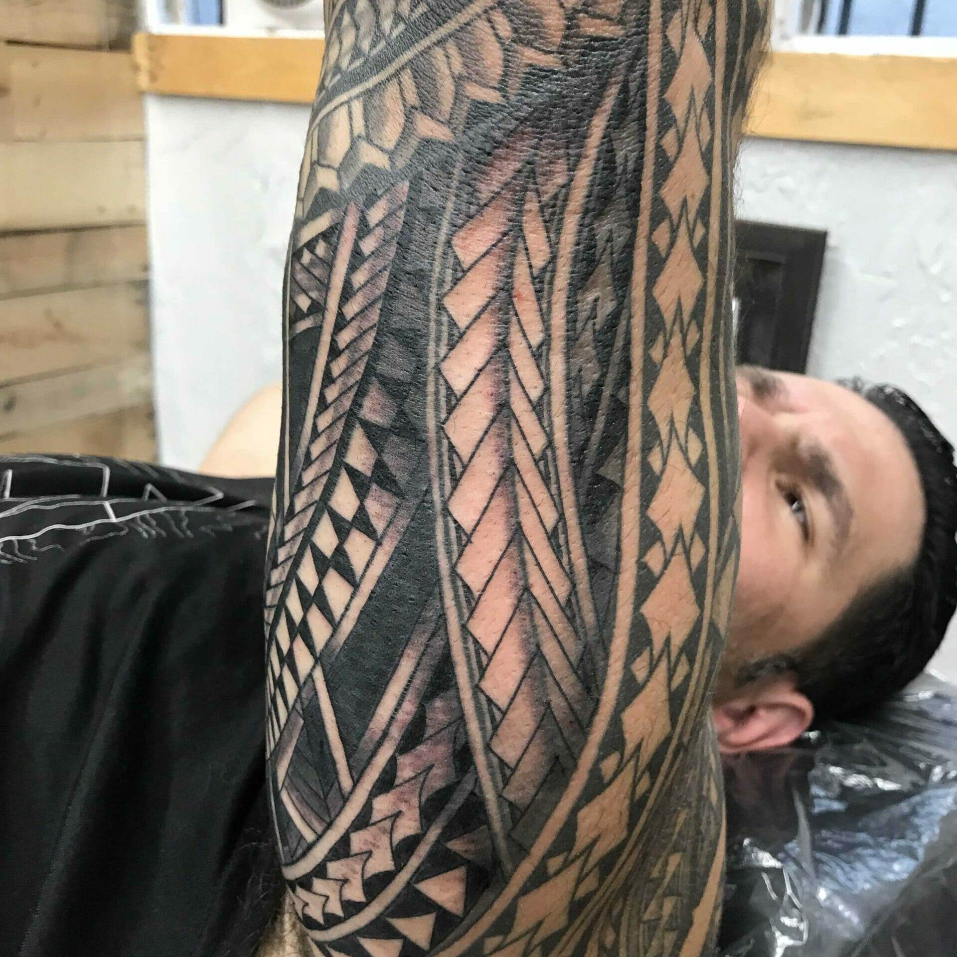 Polynesian tattoo indigenous primitive art Vector Image