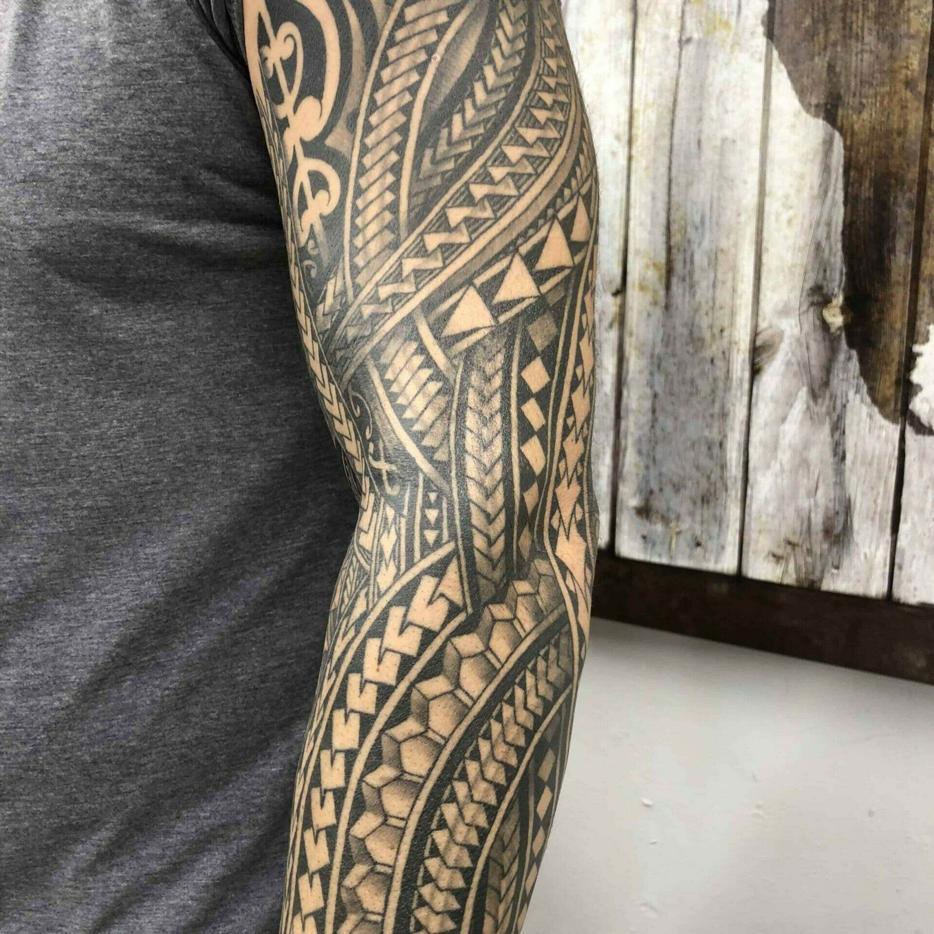 Hawaiian - Samoan - Polynesian Tribal Tattoos Wrapping Paper by Sun n  Threads | Society6