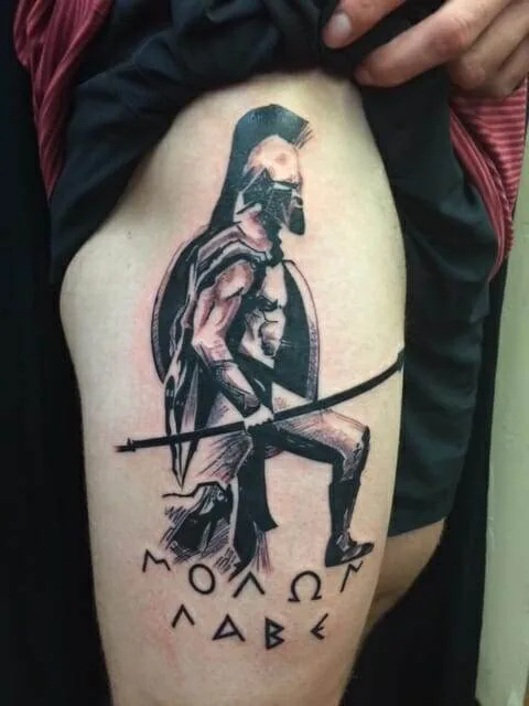 tattoo, spartan