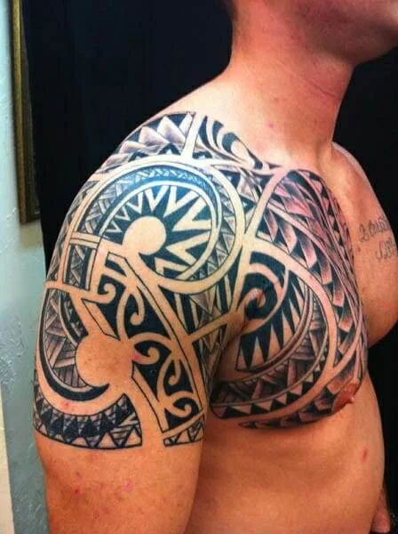 tribal tattoo, man