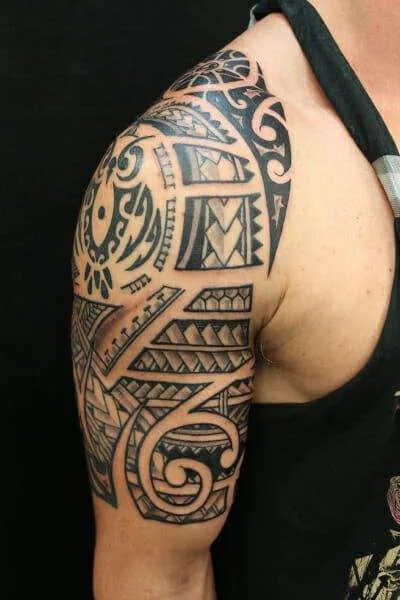 tribal tattoo, man