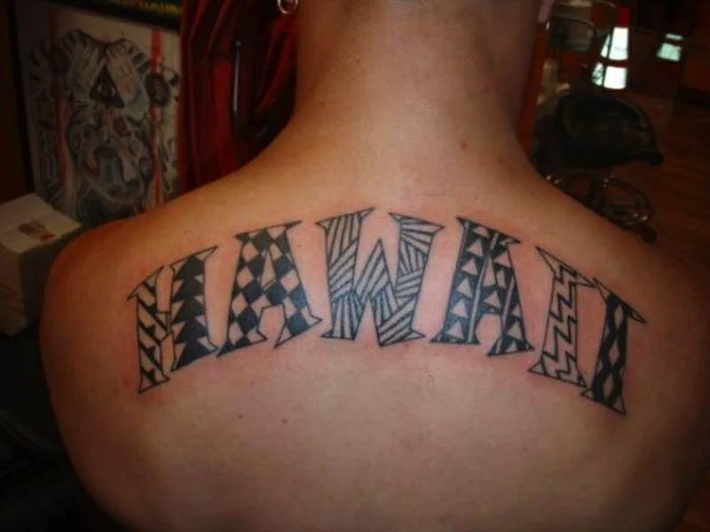 man, tattoo, Hawaii