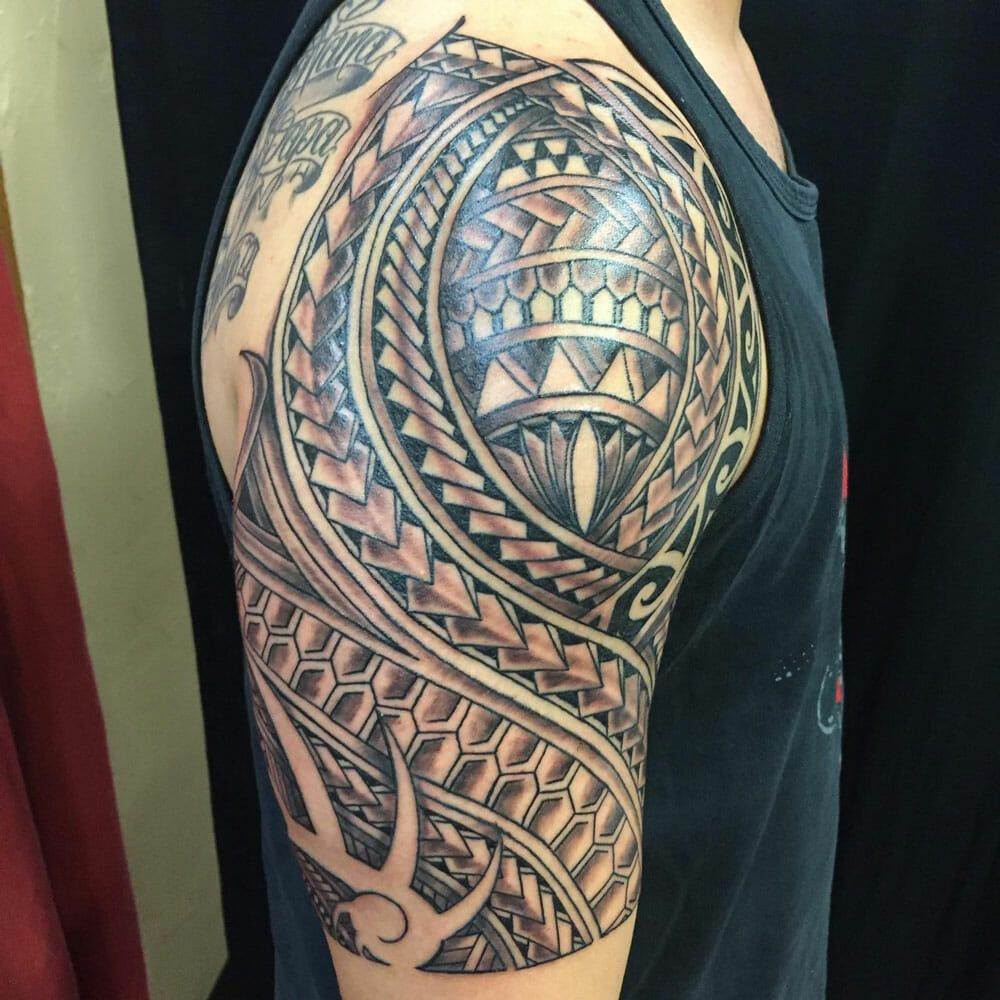 Modern Filipino Tribal and Polynesian Tattoo #motiink #miguellagbastat... |  TikTok