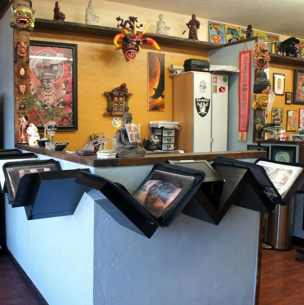 A tattoo shop in San Diego with a wide range of tattoos.