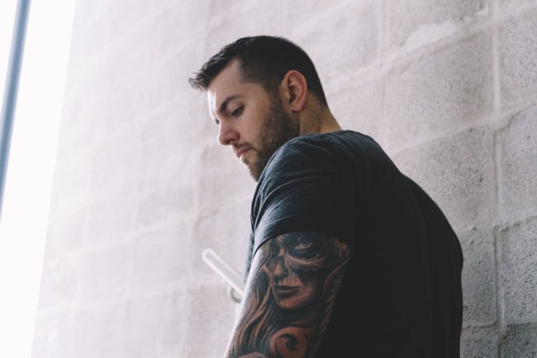 Photo Tattooed arm